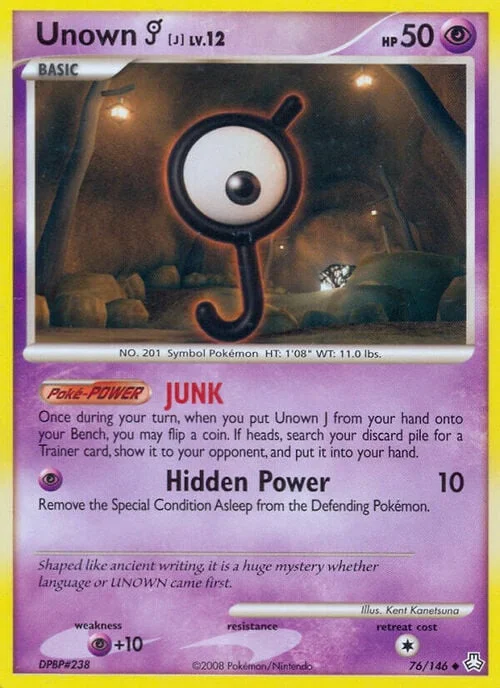 Unown [J] Lv.12 — Legends Awakened