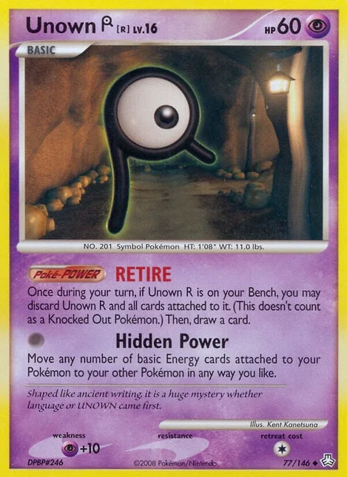 Unown [R] Lv.16 — Legends Awakened