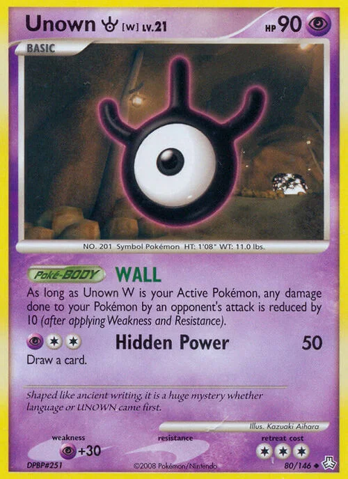 Unown [W] Lv.21 — Legends Awakened