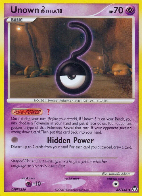 Unown [?] Lv.18 — Legends Awakened