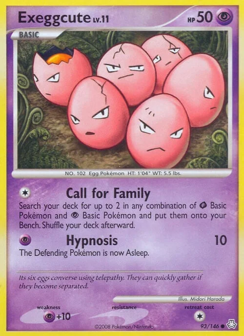 Exeggcute Lv.11 — Legends Awakened