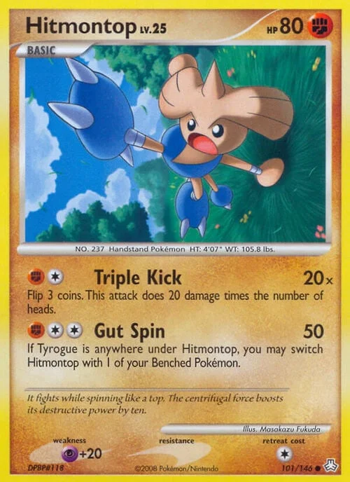 Hitmontop Lv.25 — Legends Awakened