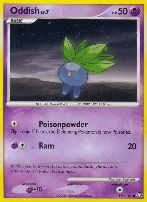 Oddish Lv.7 — Legends Awakened