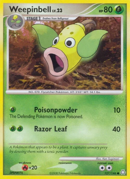 Weepinbell Lv.23 — Legends Awakened