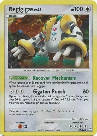 Regigigas — Legends Awakened Promos