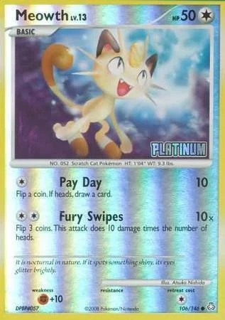 Meowth — Legends Awakened Promos