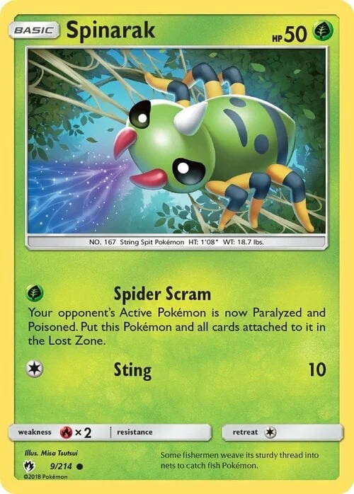 Spinarak — Lost Thunder