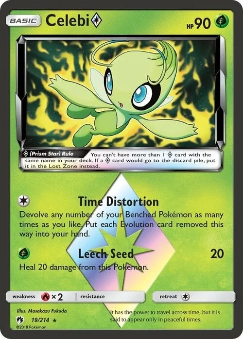 Celebi ◇ Prism Star — Lost Thunder