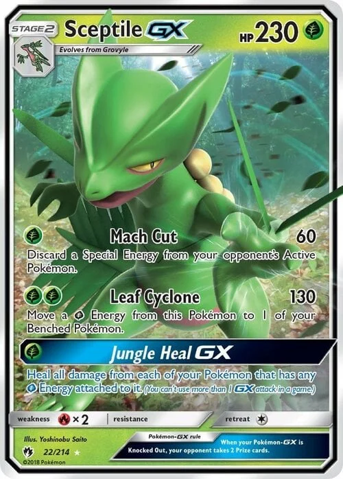 Sceptile GX — Lost Thunder