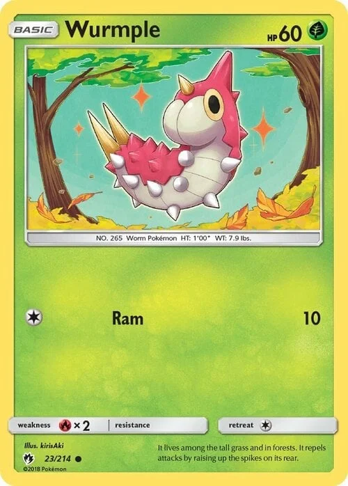 Wurmple — Lost Thunder
