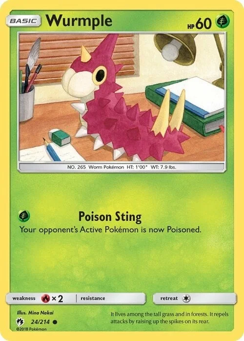Wurmple — Lost Thunder