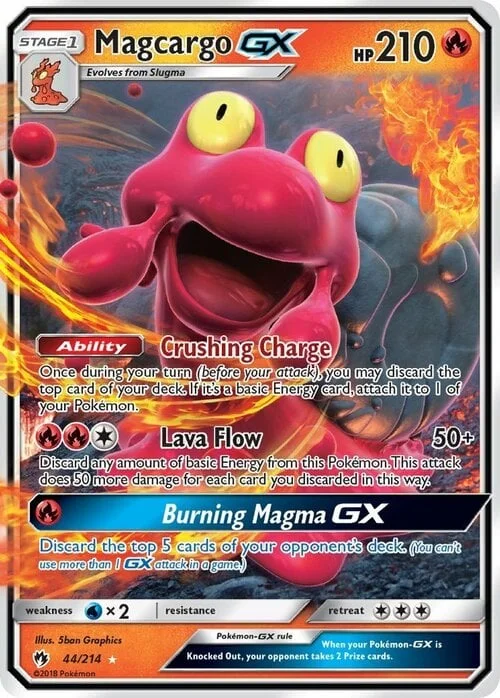 Magcargo GX — Lost Thunder