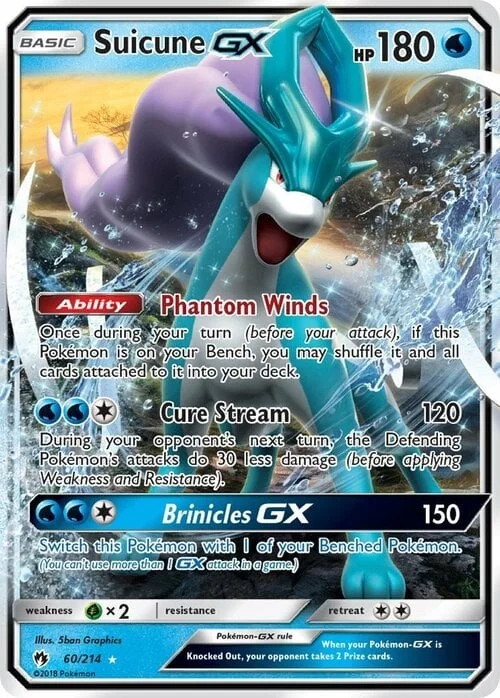 Suicune GX — Lost Thunder