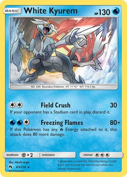 White Kyurem — Lost Thunder