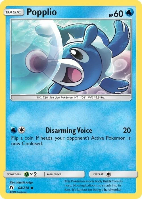 Popplio — Lost Thunder
