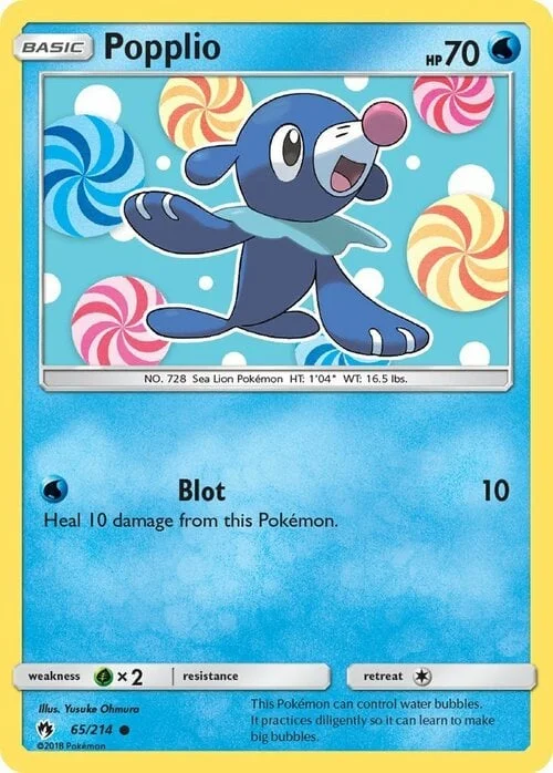 Popplio — Lost Thunder