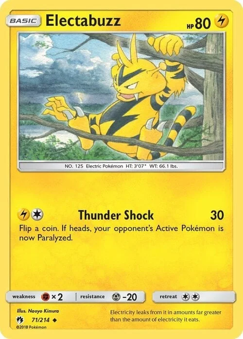 Electabuzz — Lost Thunder