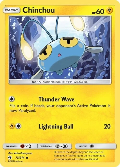 Chinchou — Lost Thunder
