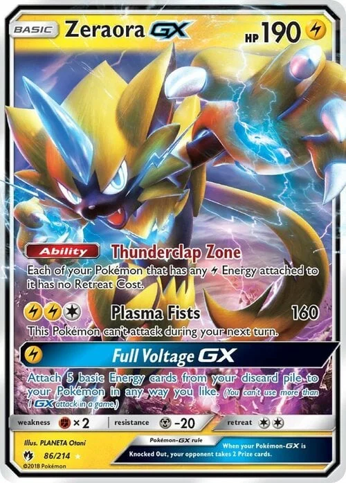 Zeraora GX — Lost Thunder