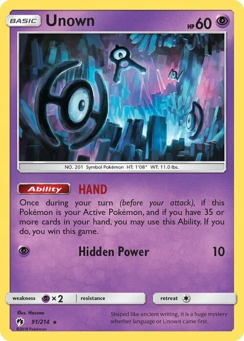 Unown — Lost Thunder