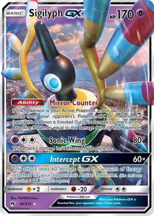 Sigilyph GX — Lost Thunder