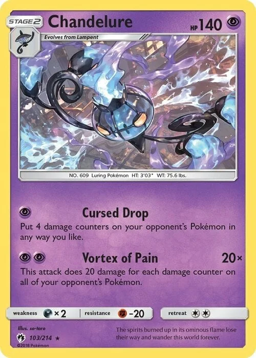 Chandelure — Lost Thunder
