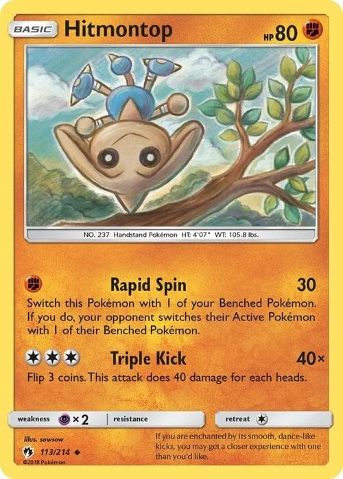 Hitmontop — Lost Thunder