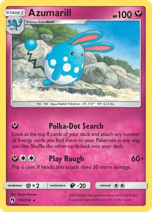 Azumarill — Lost Thunder
