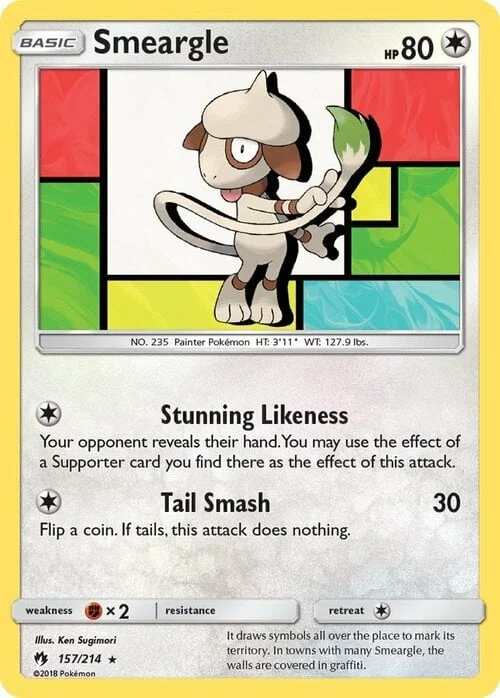 Smeargle — Lost Thunder