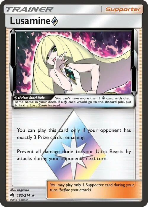 Lusamine ◇ Prism Star — Lost Thunder