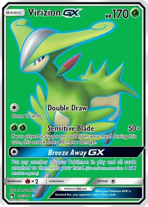 Virizion GX — Lost Thunder
