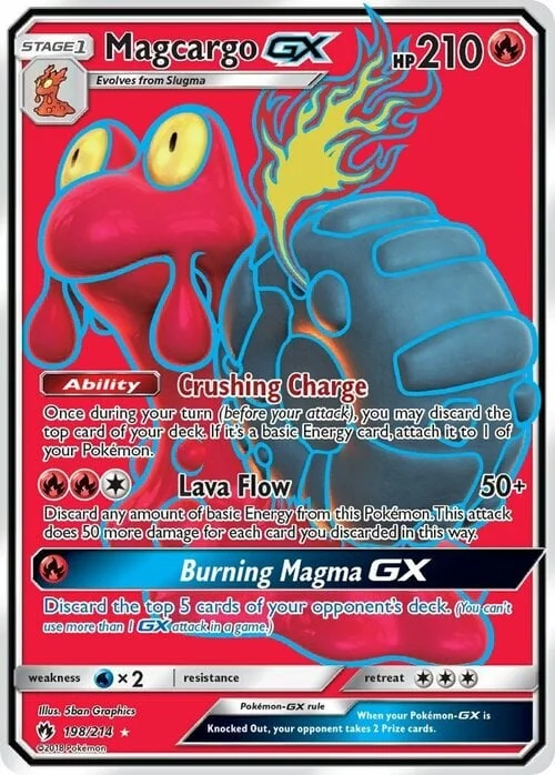 Magcargo GX — Lost Thunder