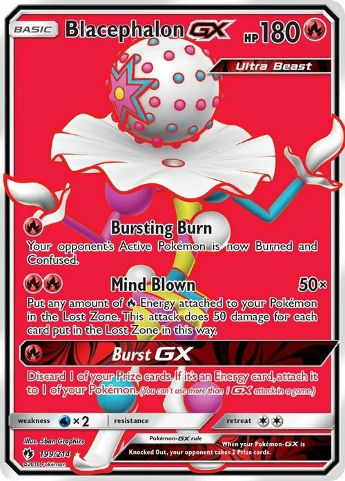 Blacephalon GX — Lost Thunder