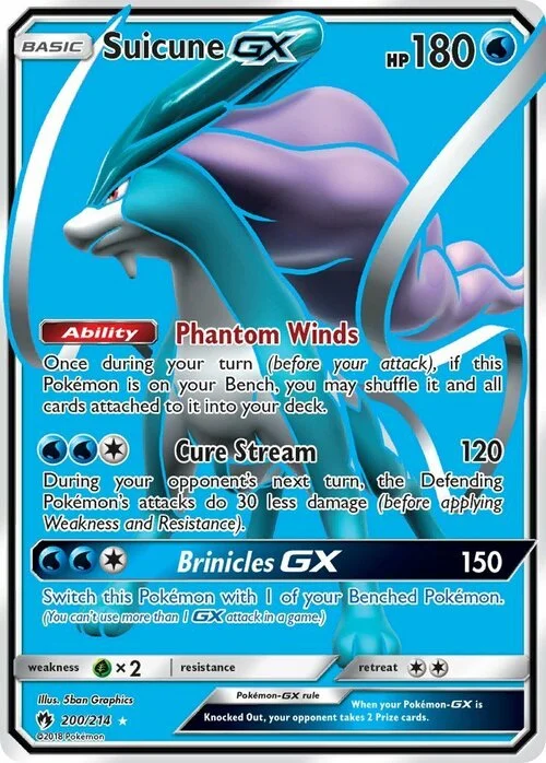 Suicune GX — Lost Thunder