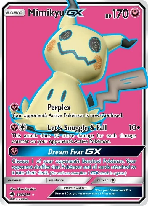 Mimikyu GX — Lost Thunder