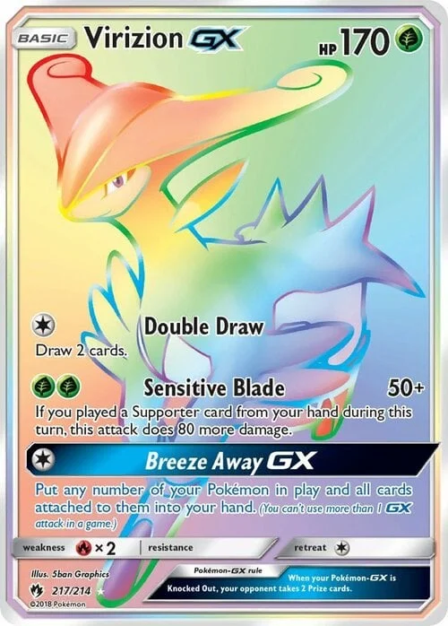 Virizion GX — Lost Thunder