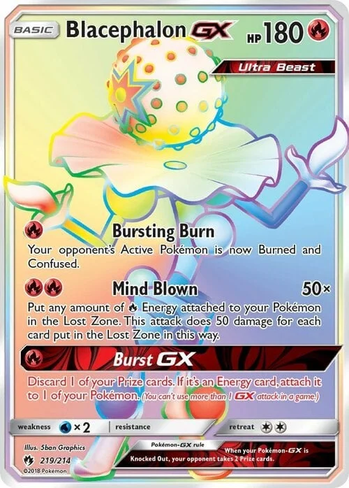 Blacephalon GX — Lost Thunder