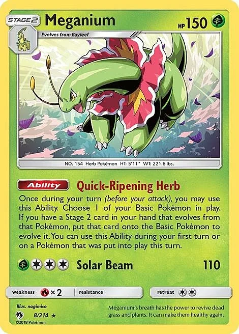 Meganium — Lost Thunder Promos