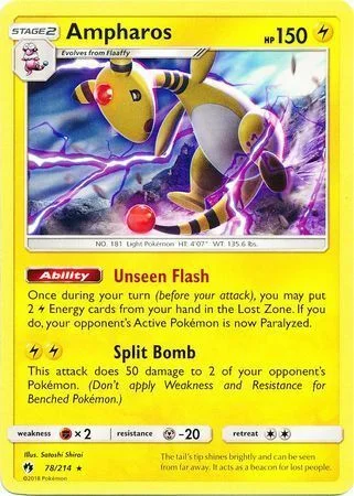 Ampharos — Theme Deck & Blisters Exclusives
