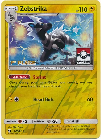 Zebstrika — Lost Thunder Promos
