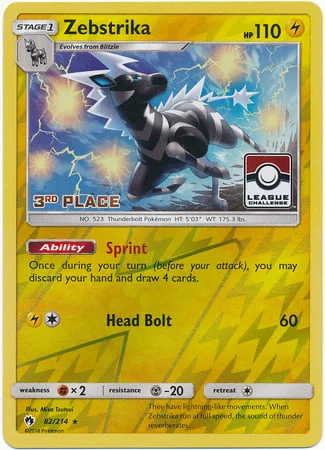 Zebstrika — Lost Thunder Promos