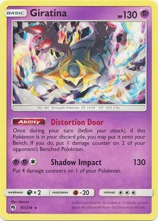 Giratina — Lost Thunder Promos