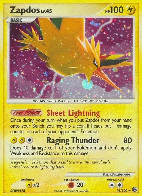 Zapdos Lv.45 — Majestic Dawn