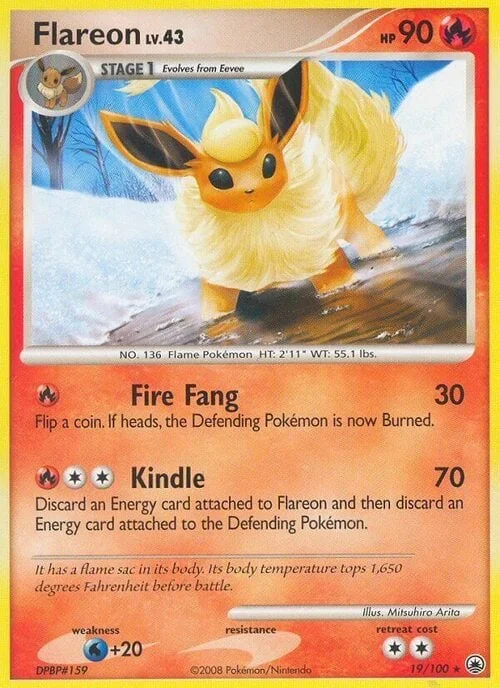 Flareon Lv.43 — Majestic Dawn