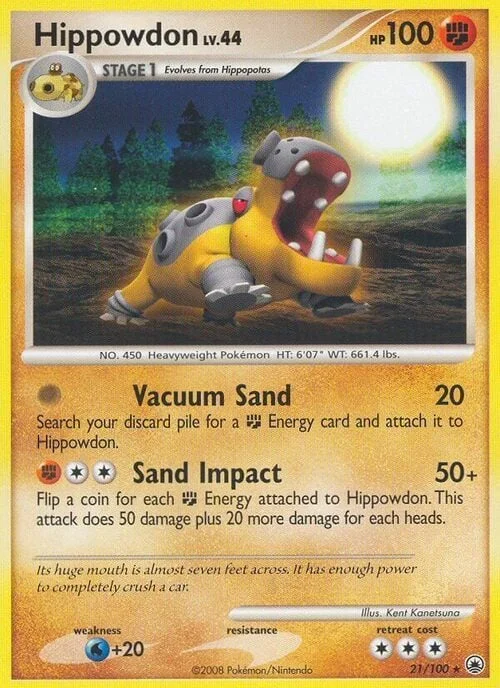 Hippowdon Lv.44 — Majestic Dawn