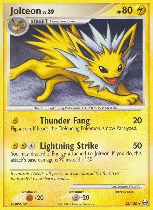 Jolteon Lv.39 — Majestic Dawn