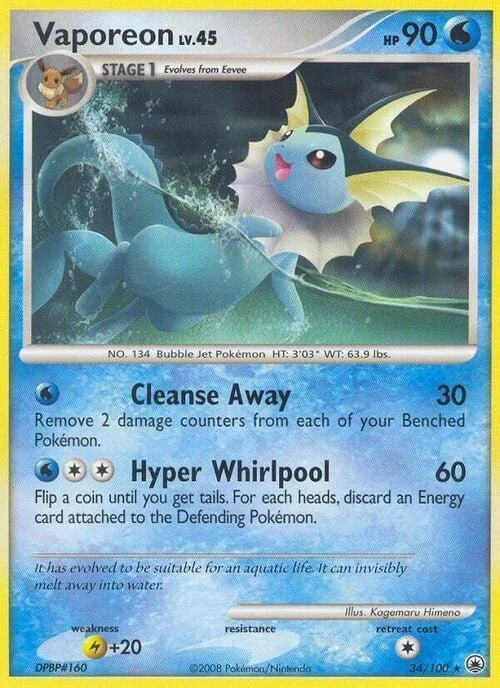Vaporeon Lv.45 — Majestic Dawn