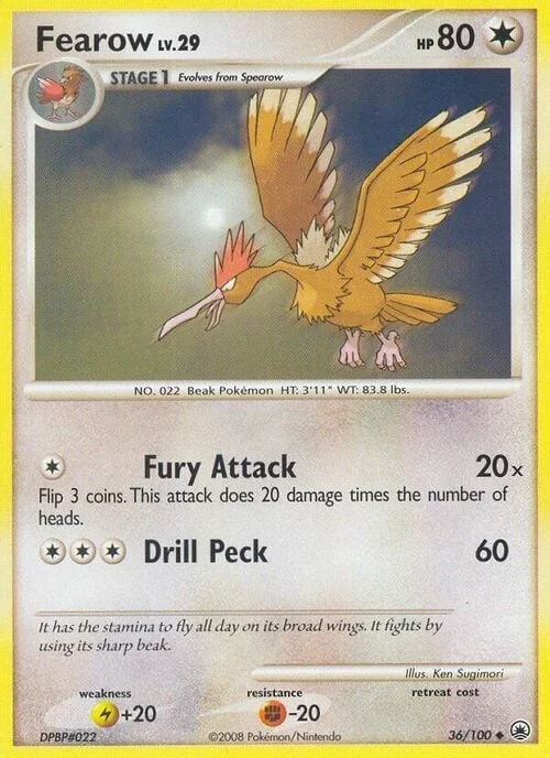 Fearow Lv.29 — Majestic Dawn