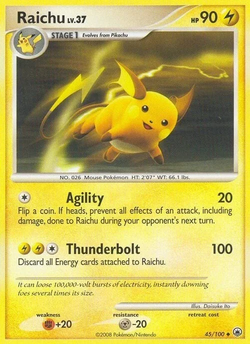 Raichu Lv.37 — Majestic Dawn