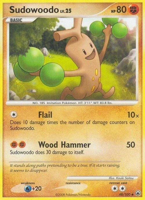 Sudowoodo Lv.25 — Majestic Dawn